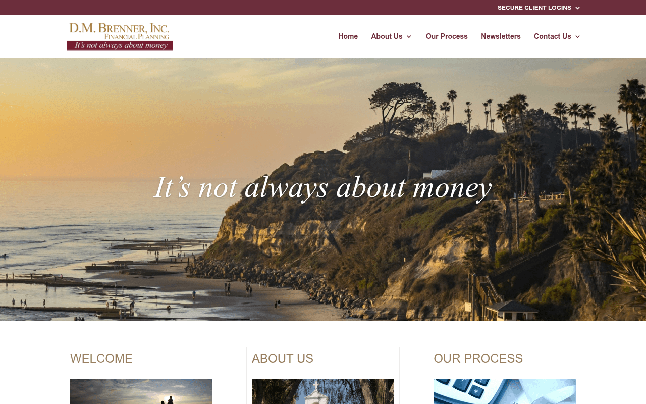 D.M. Brenner website preview