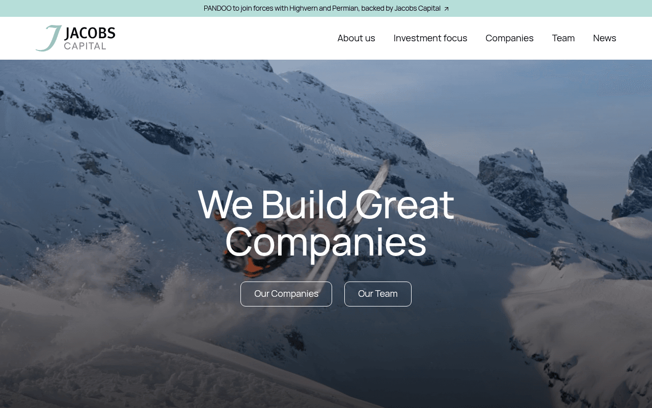 Jacobs Capital website preview