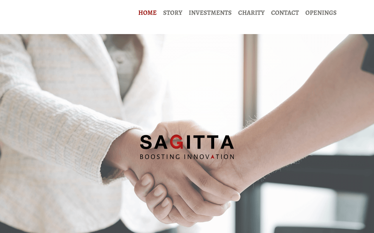 Sagitta Investments website preview