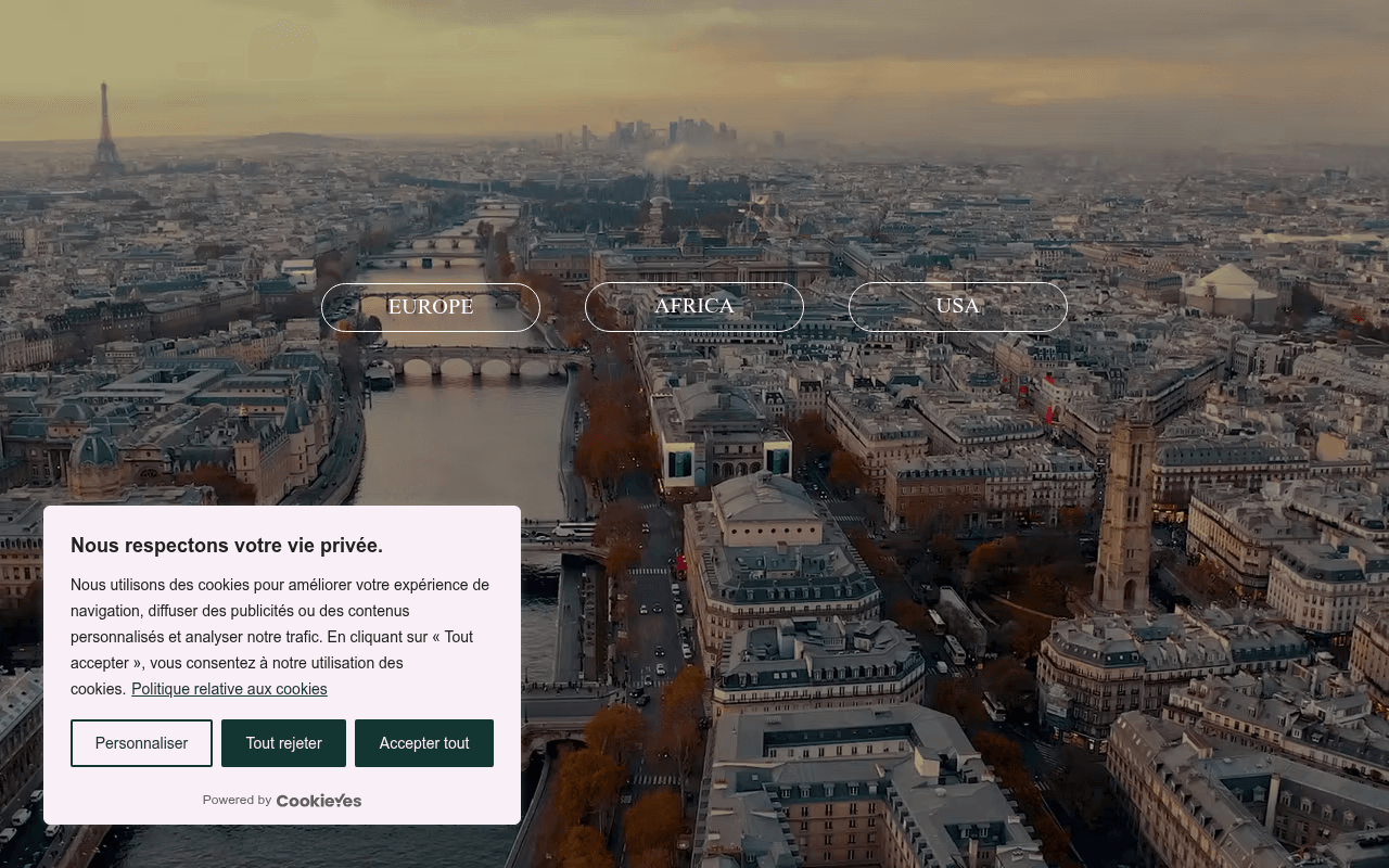 Creadev website preview