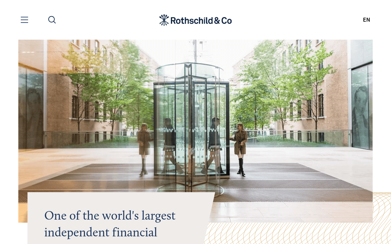 Rothschild & Co website preview