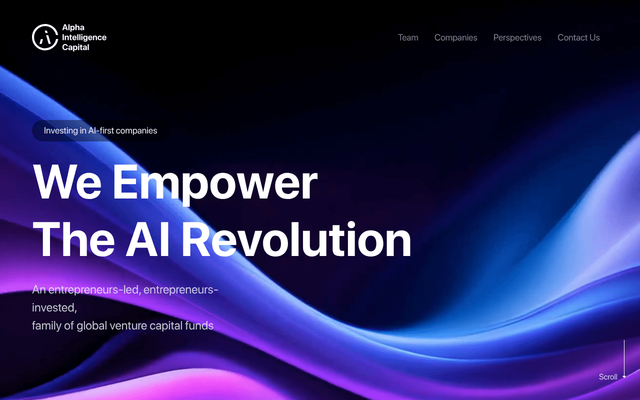AI Capital website preview