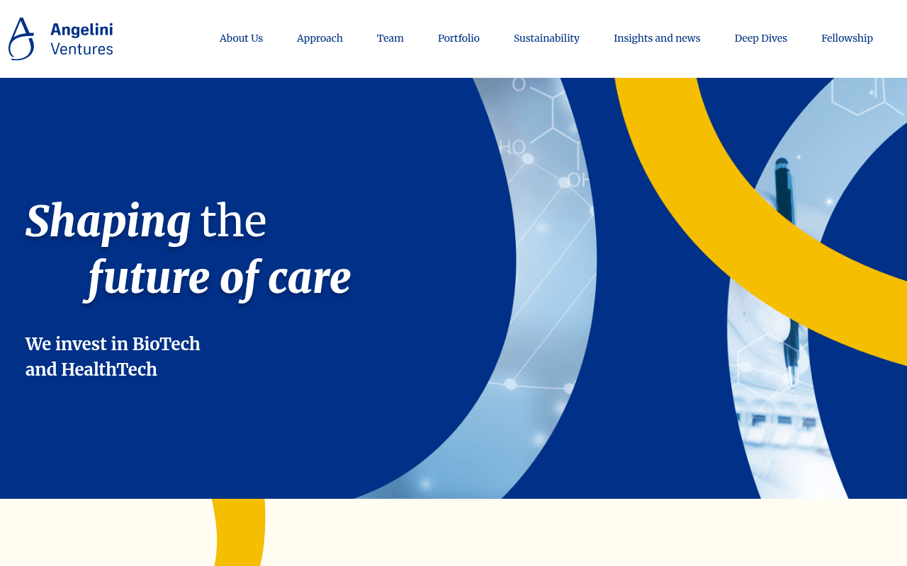 Angeline Ventures website preview
