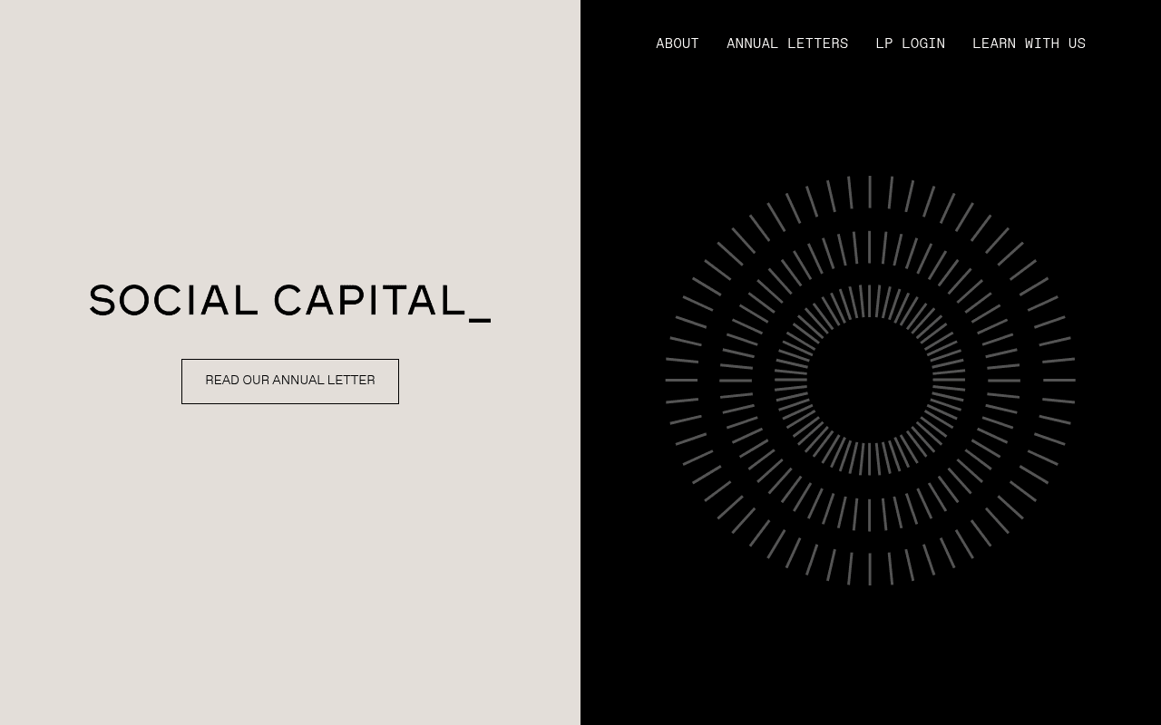 Social Capital website preview