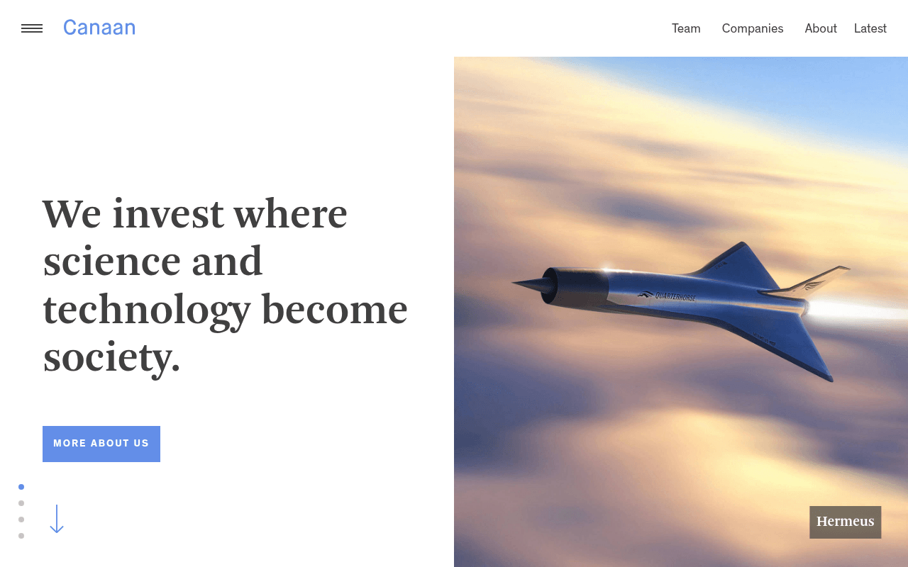 Canaan Partners website preview