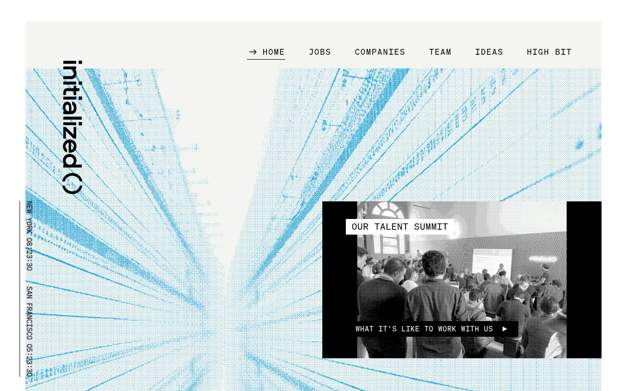 Initialized Capital website preview
