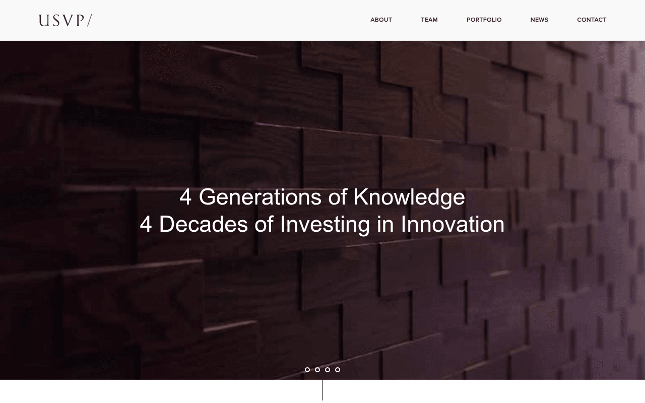 U.S. Venture Partners website preview