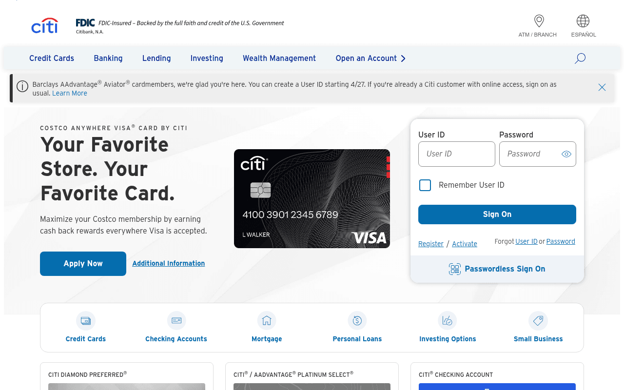 Citi Ventures website preview