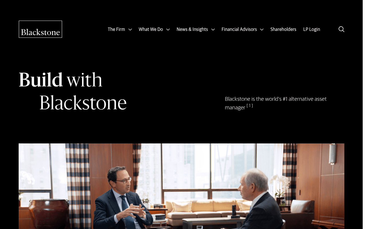 Blackstone Growth website preview