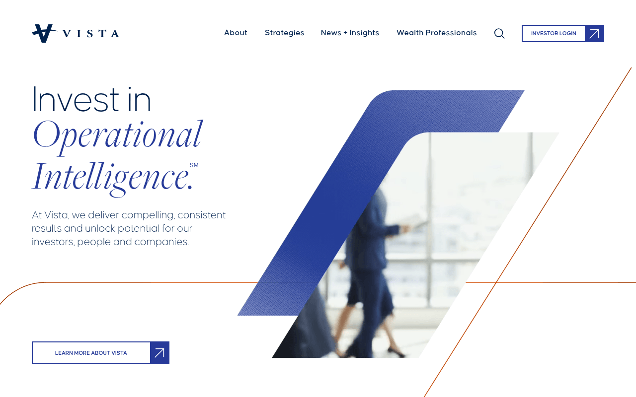 Vista Equity Partners website preview