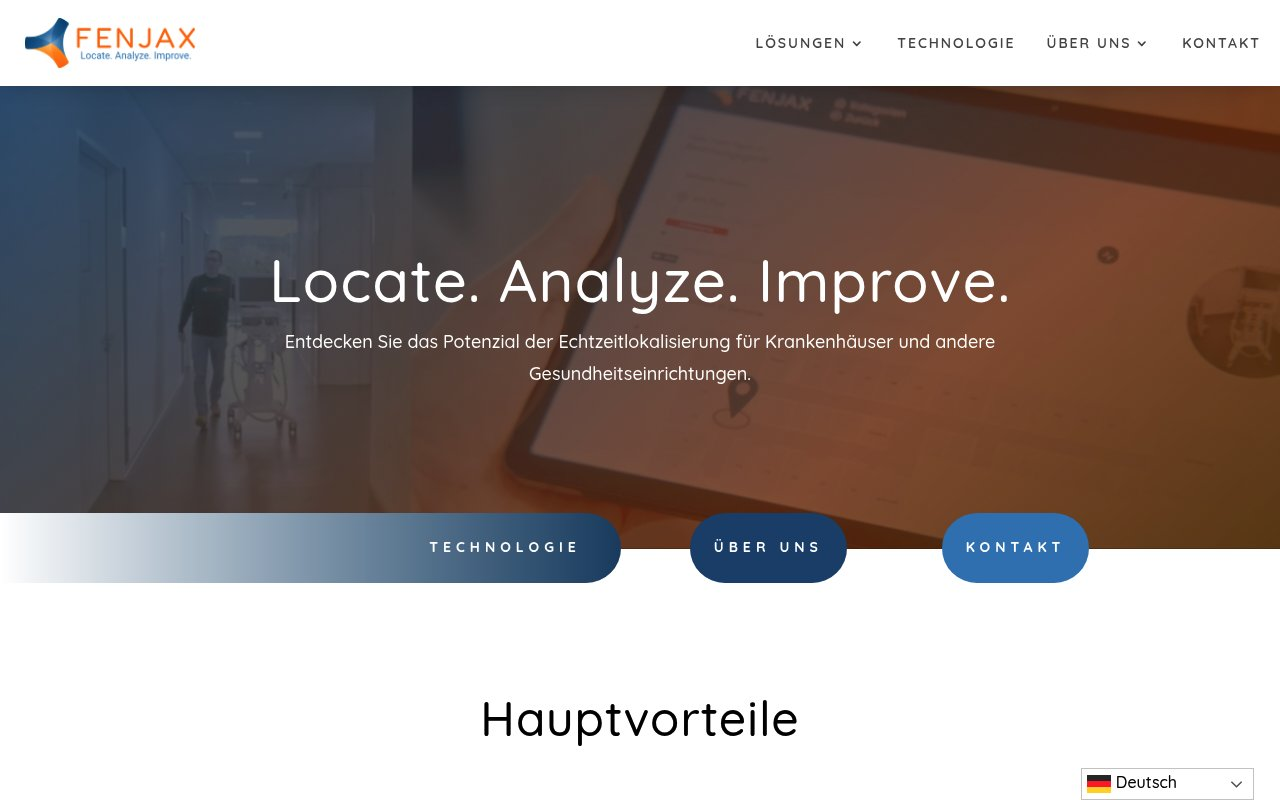 Fenjax GmbH website preview