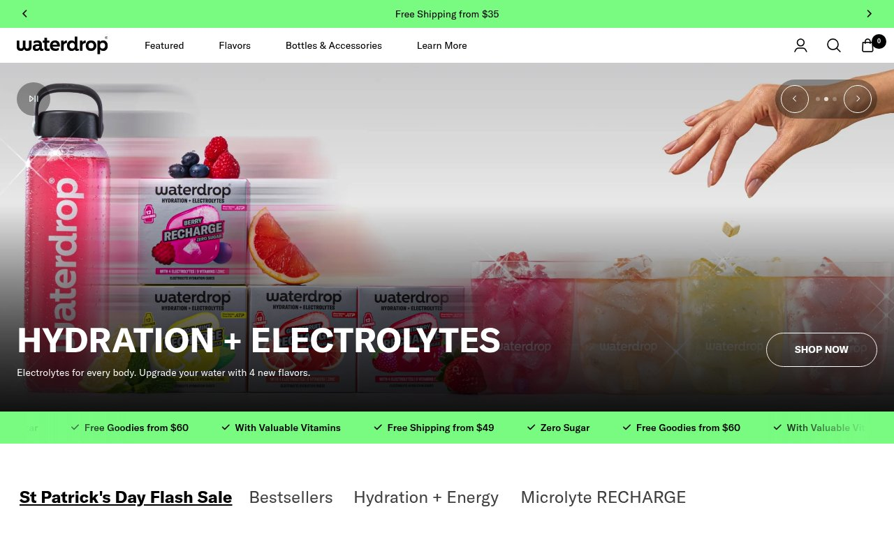 Waterdrop Microdrink GmbH website preview