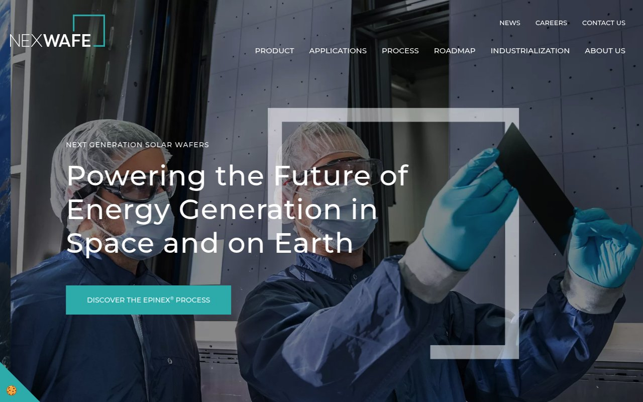 NexWafe GmbH website preview