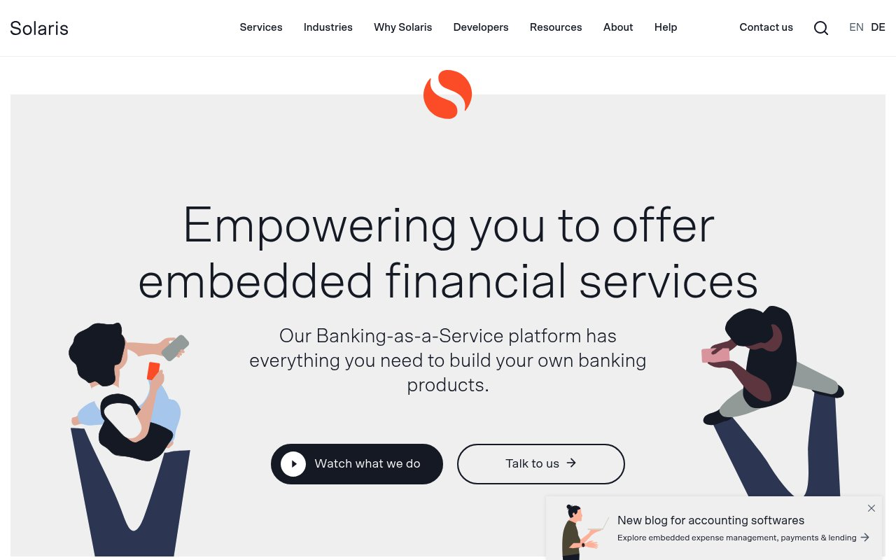 Solaris SE website preview