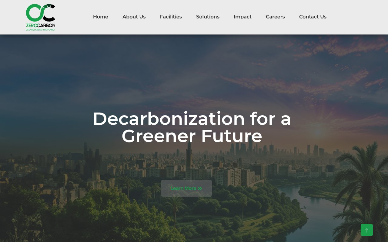 ZeroCarbon website preview