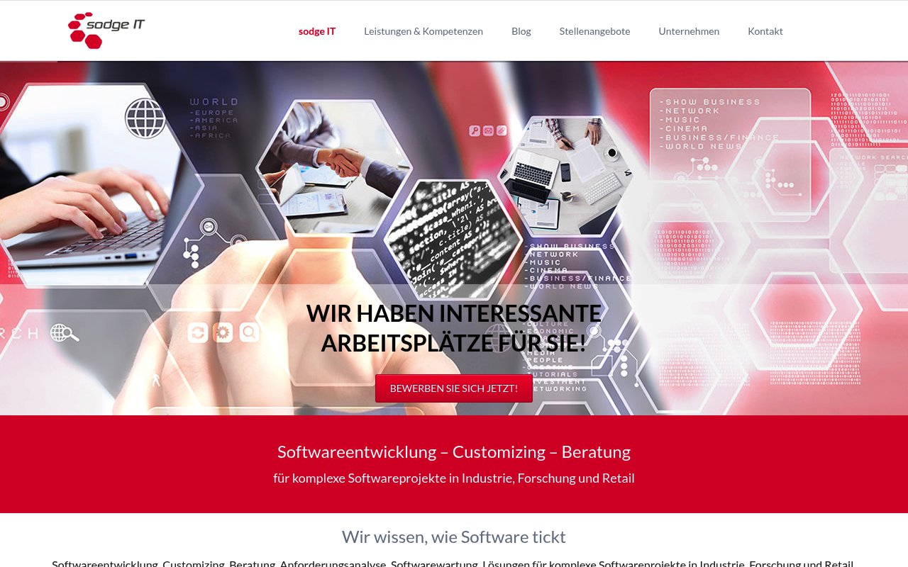 SodgeIt website preview