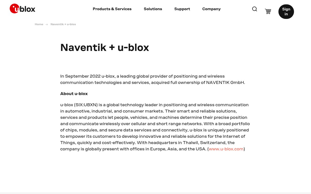 NAVENTIK GmbH website preview