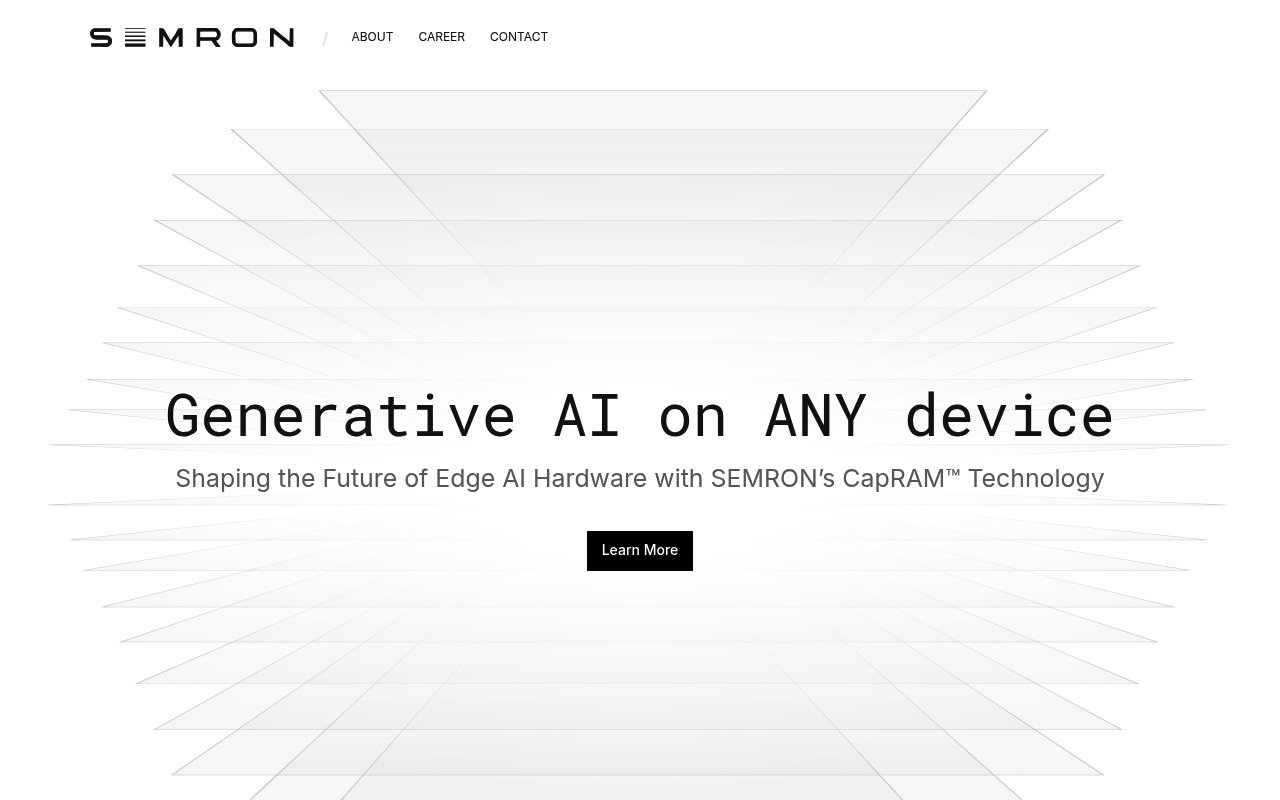 SEMRON GmbH website preview