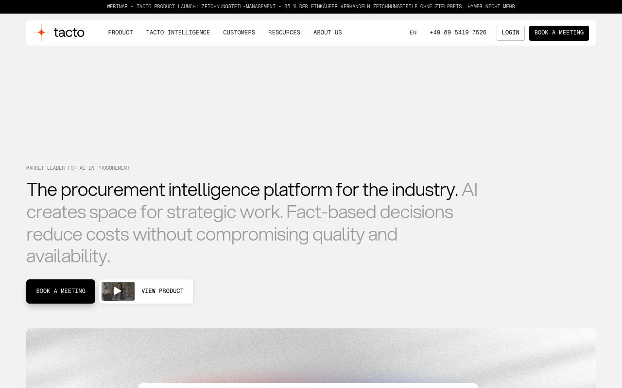 Tacto Technology GmbH website preview