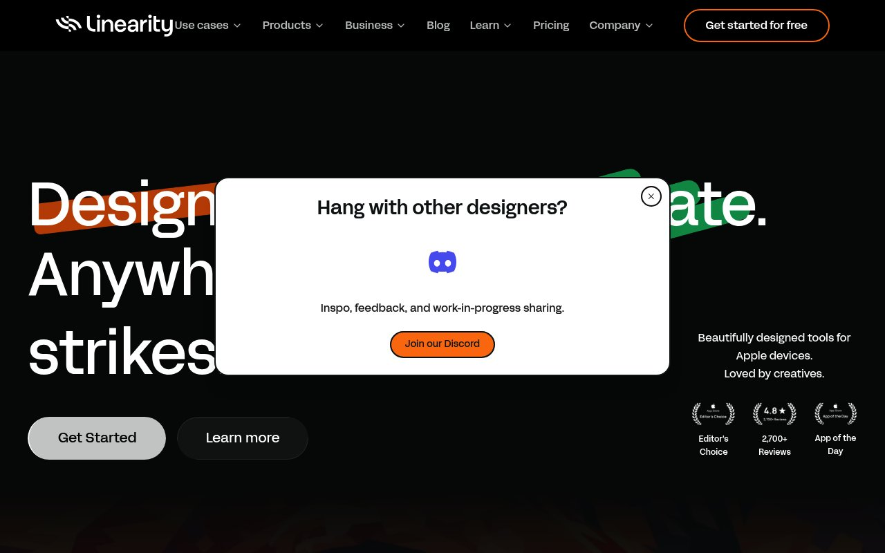 Vectornator website preview