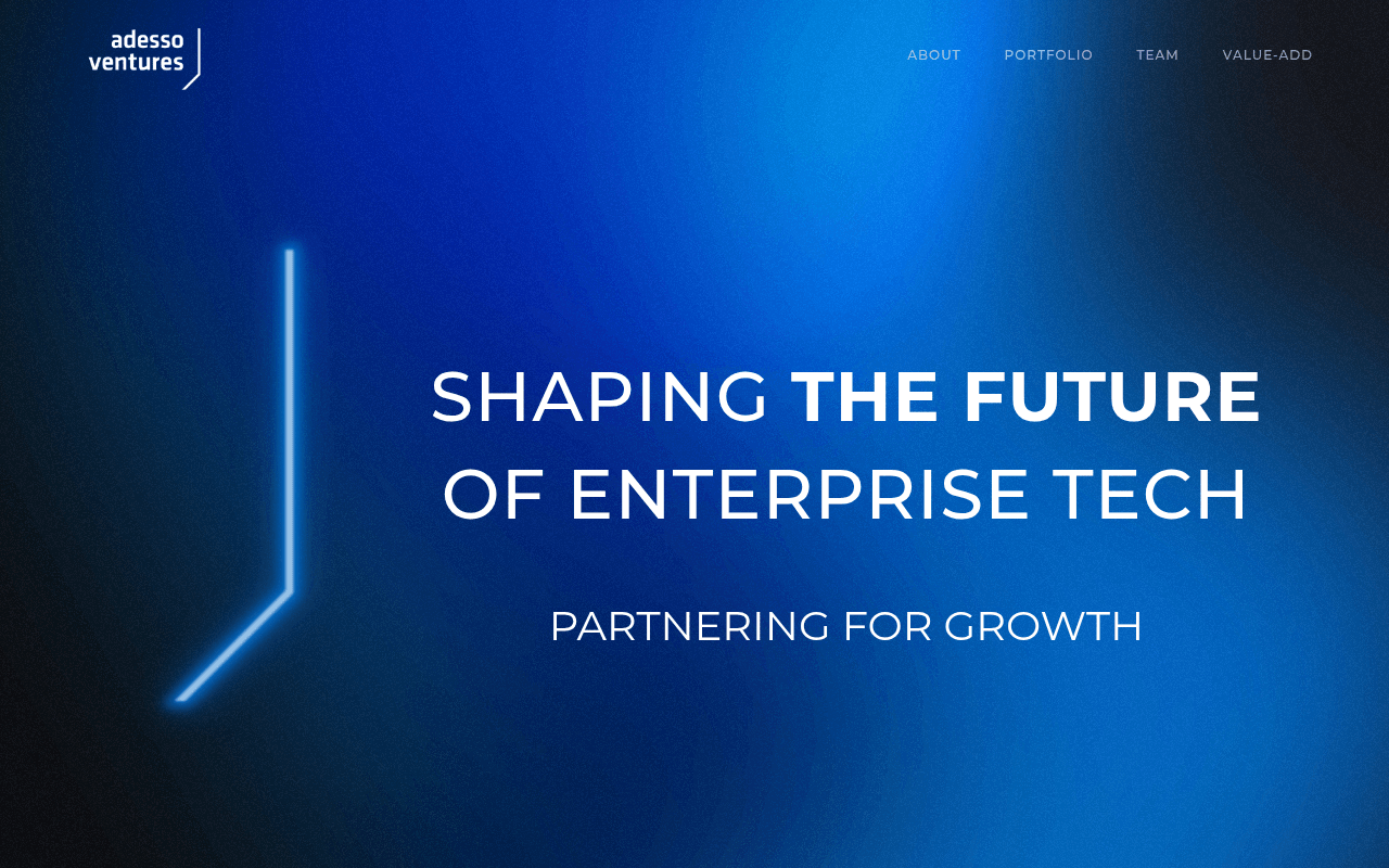 Adesso Ventures website preview