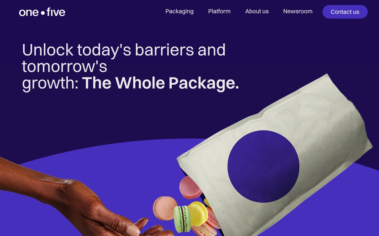 OneFive website preview