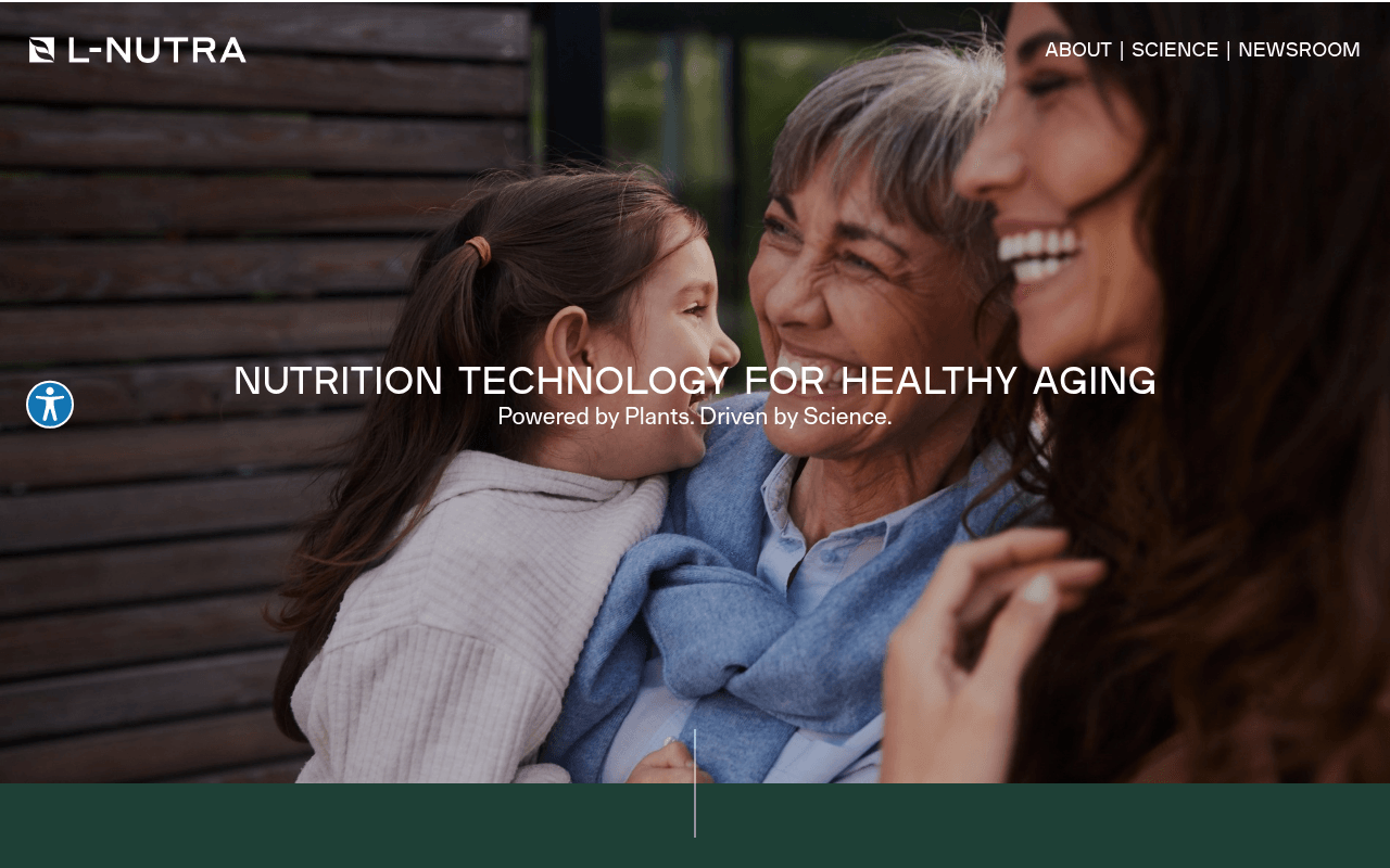 L-Nutra website preview