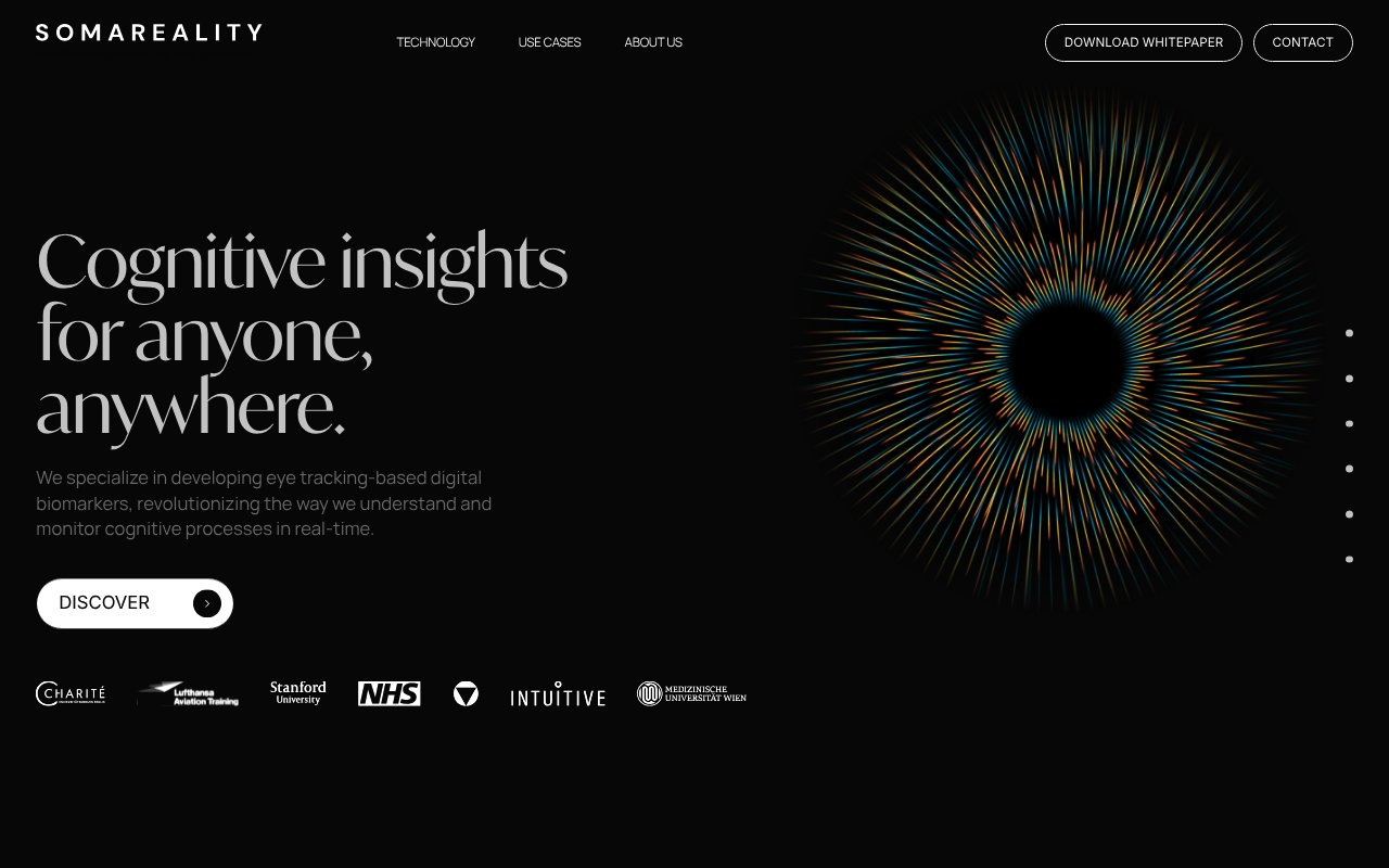 SOMAREALITY website preview