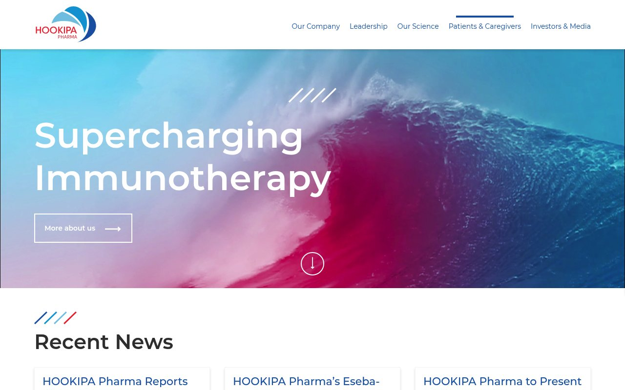 HOOKIPA Pharma Inc. website preview