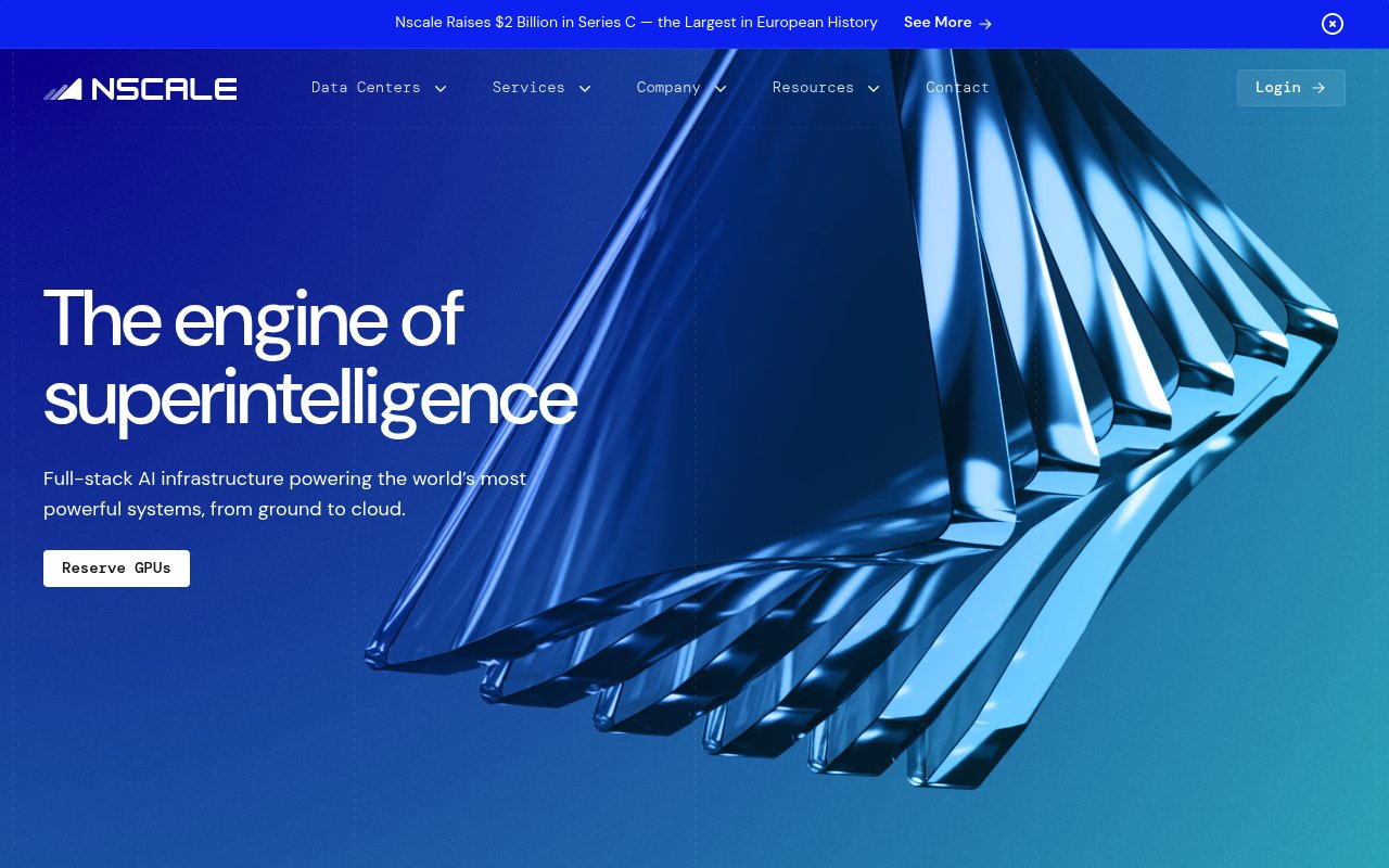 NScale website preview