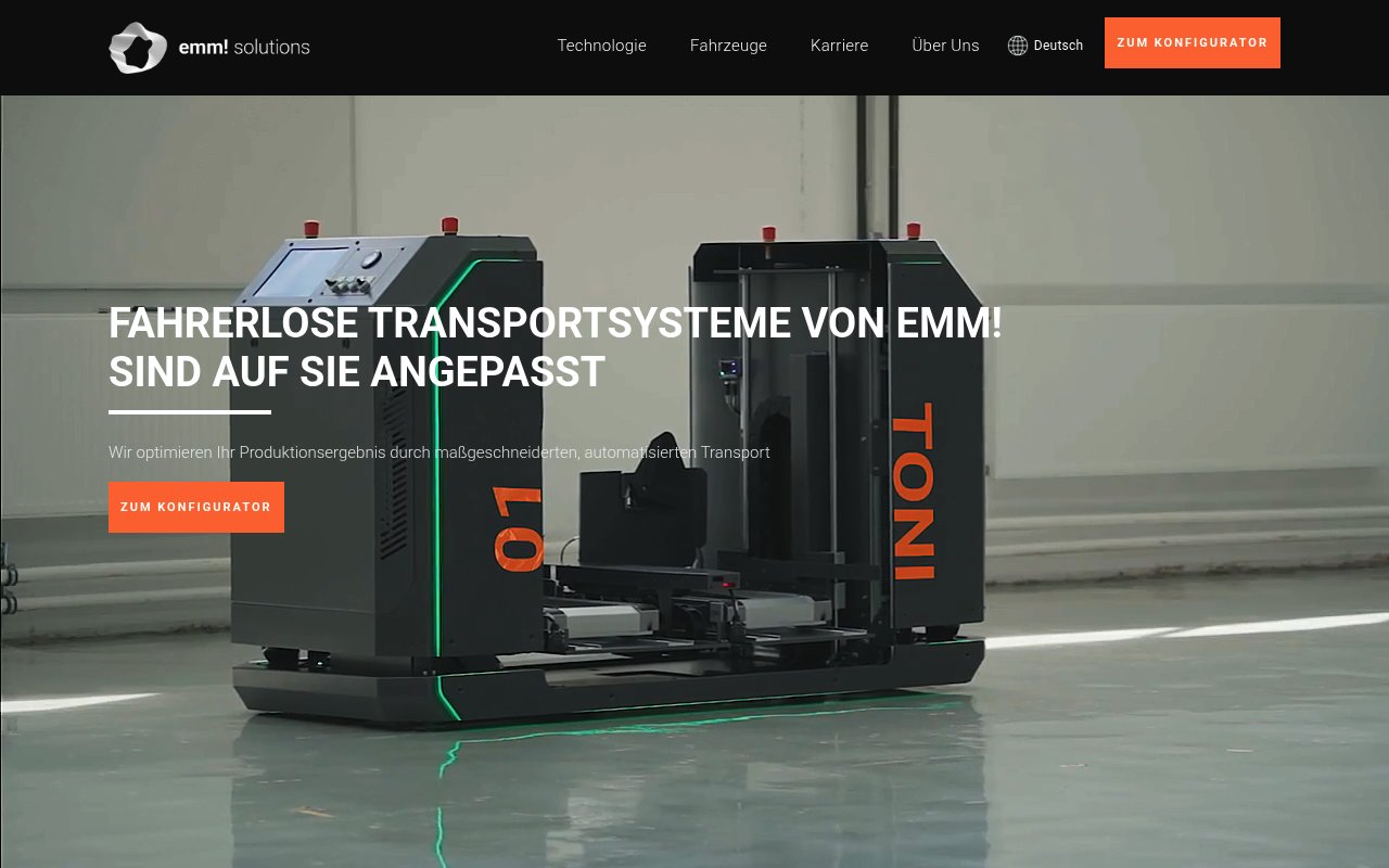 Emm! Solutions GmbH website preview