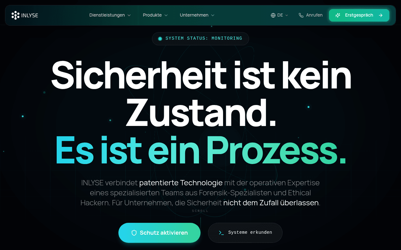 INLYSE website preview