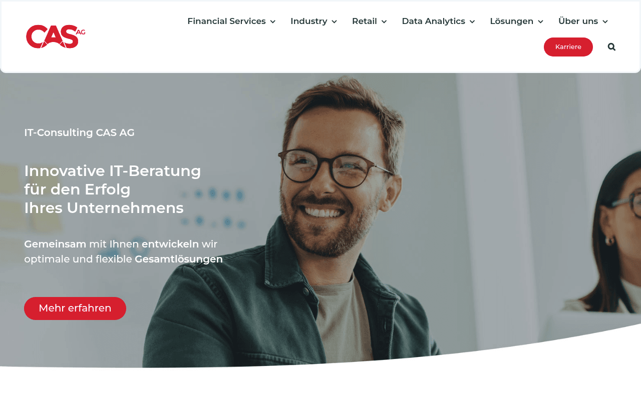 CAS AG website preview