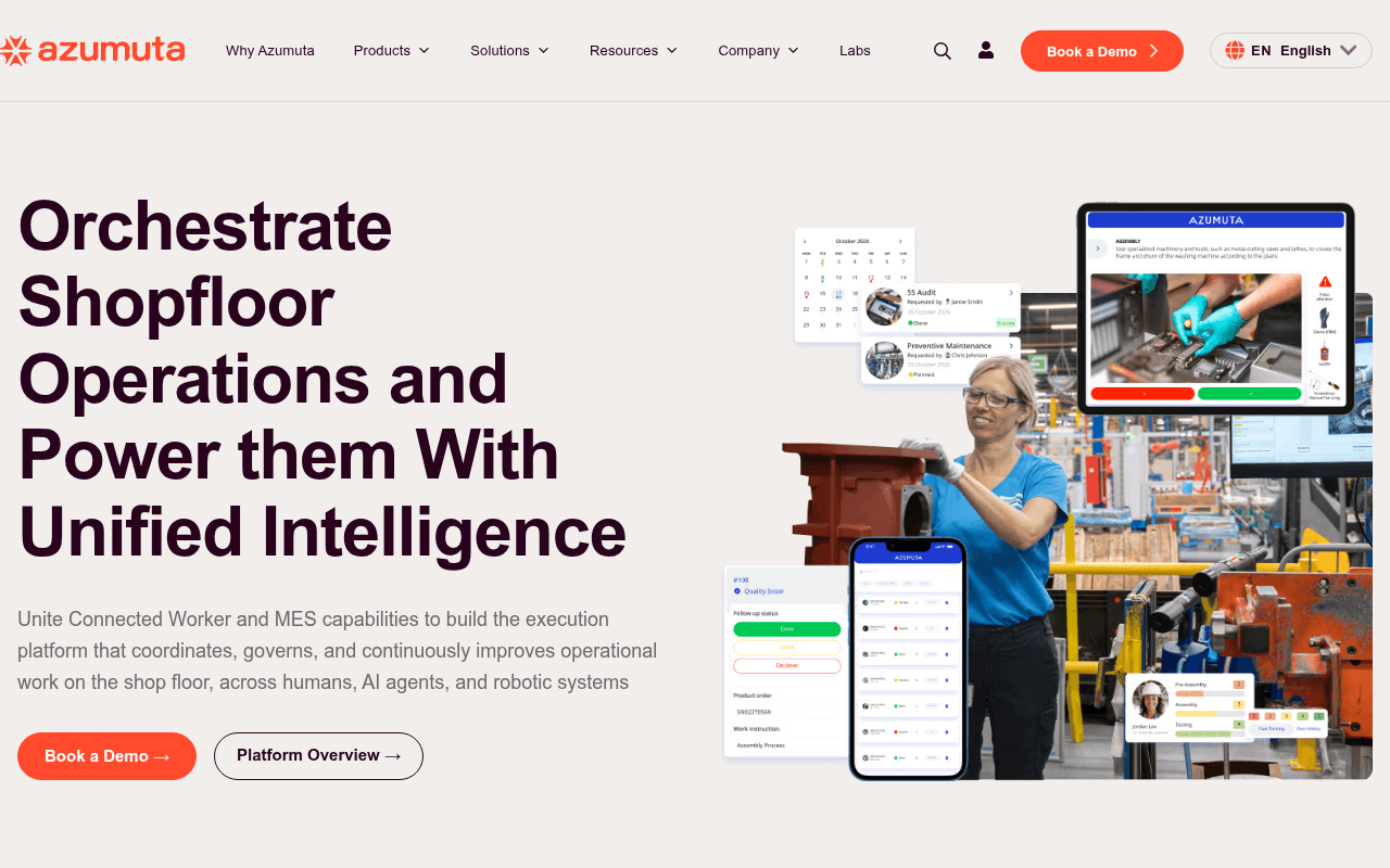 Azumuta website preview