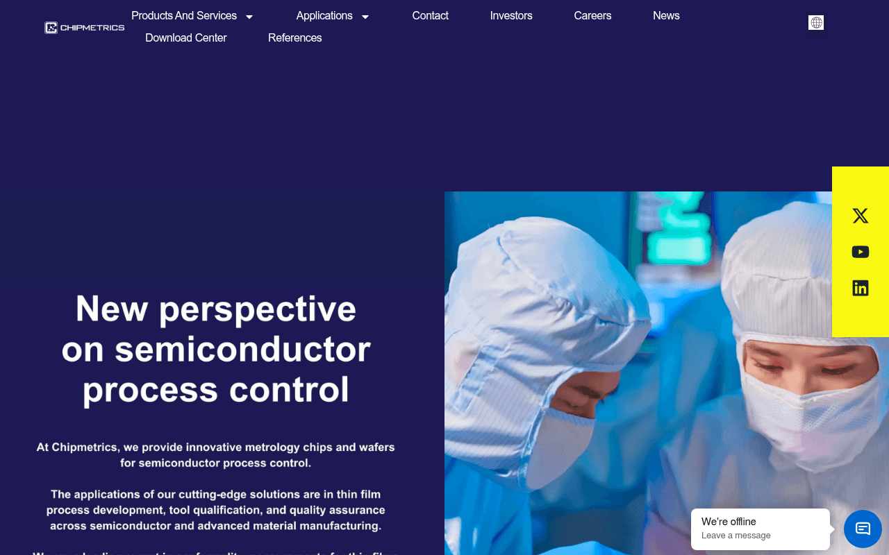 Chipmetrics website preview