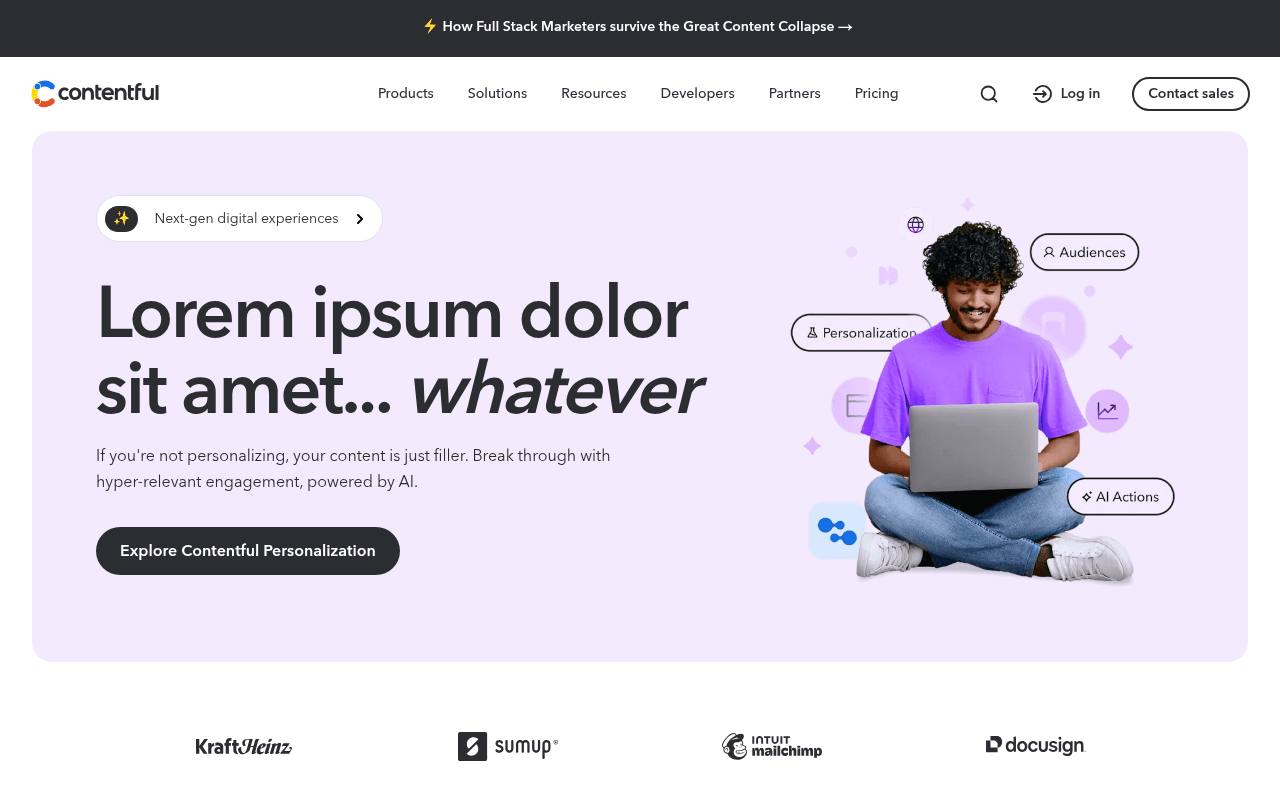 Contentful website preview