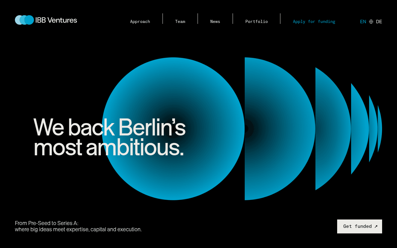 IBB Ventures website preview