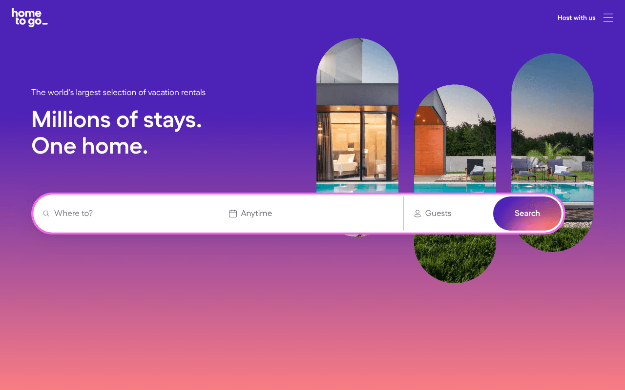 HomeToGo website preview