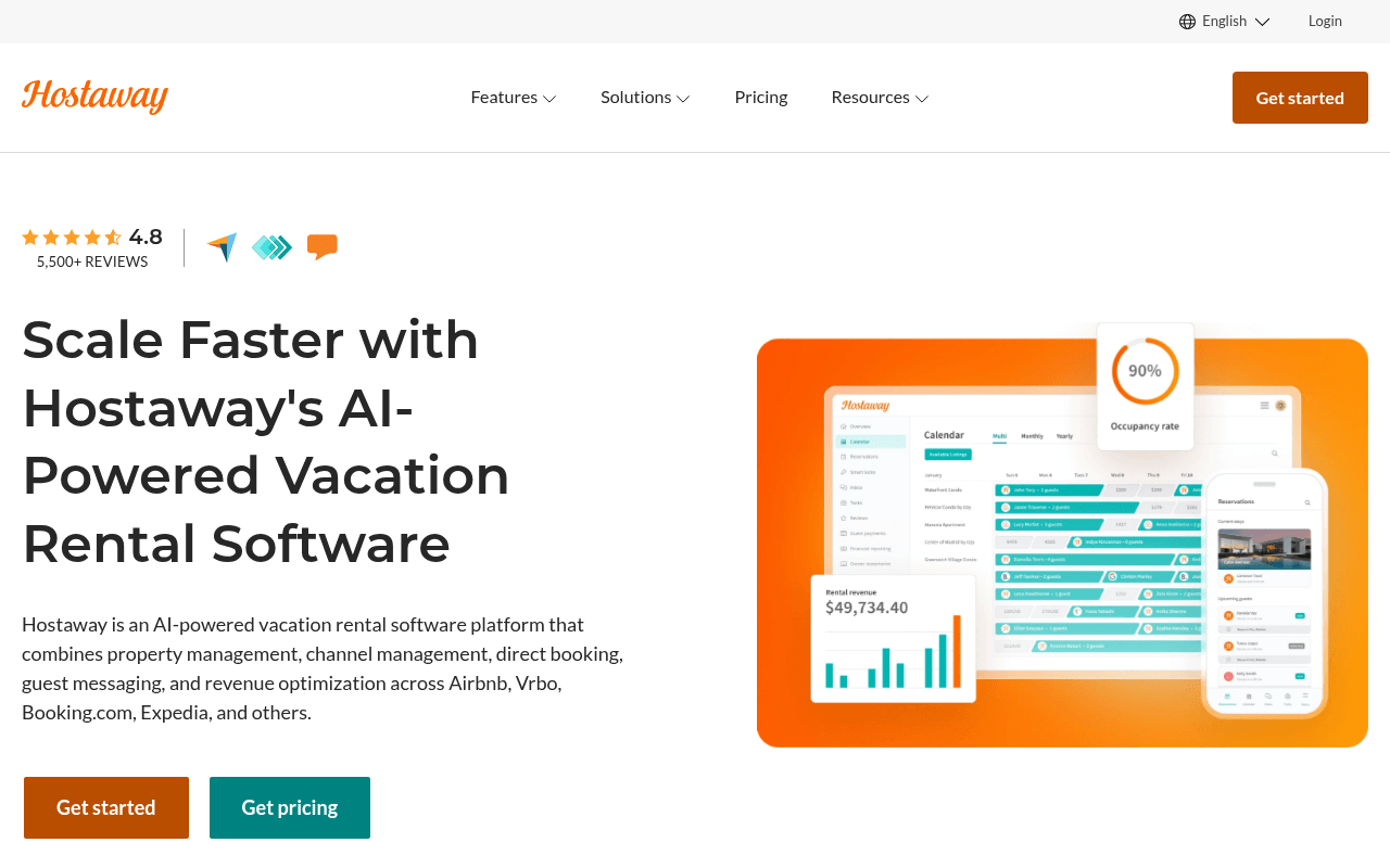 Hostaway website preview