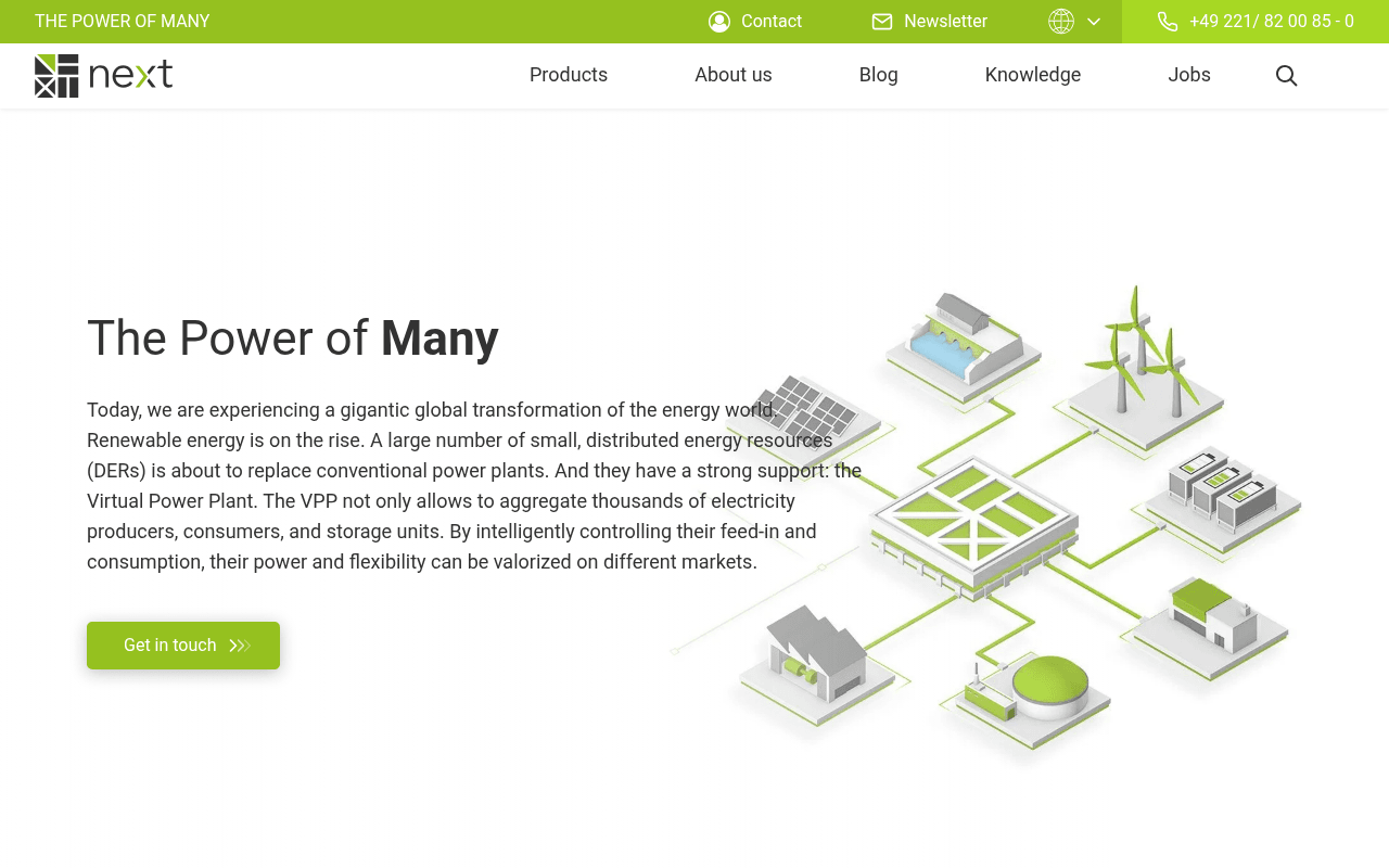 Next Kraftwerke website preview