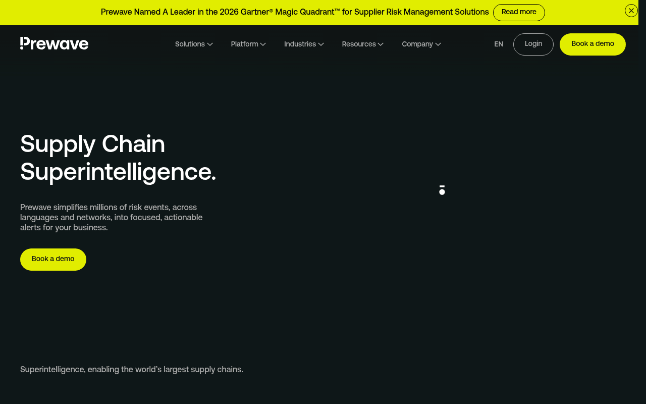 Prewave website preview