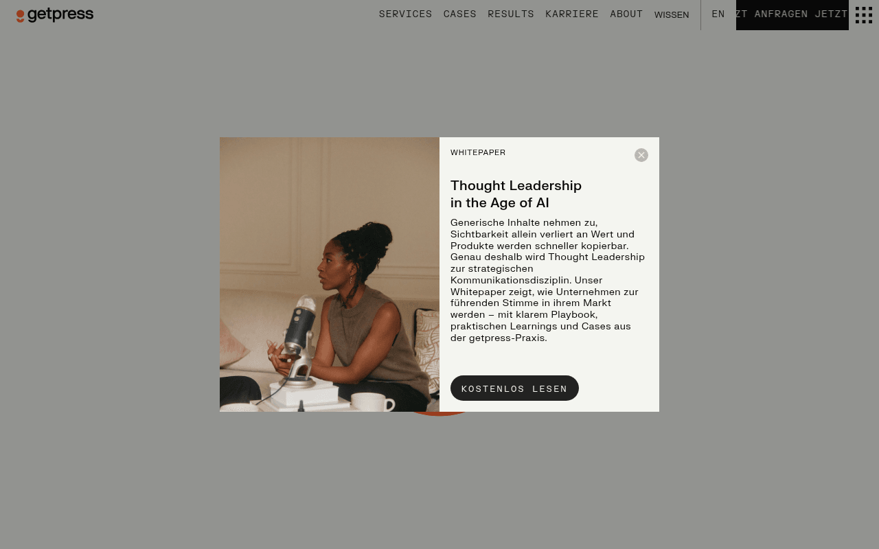 SaaS - Berlin - getpress website preview